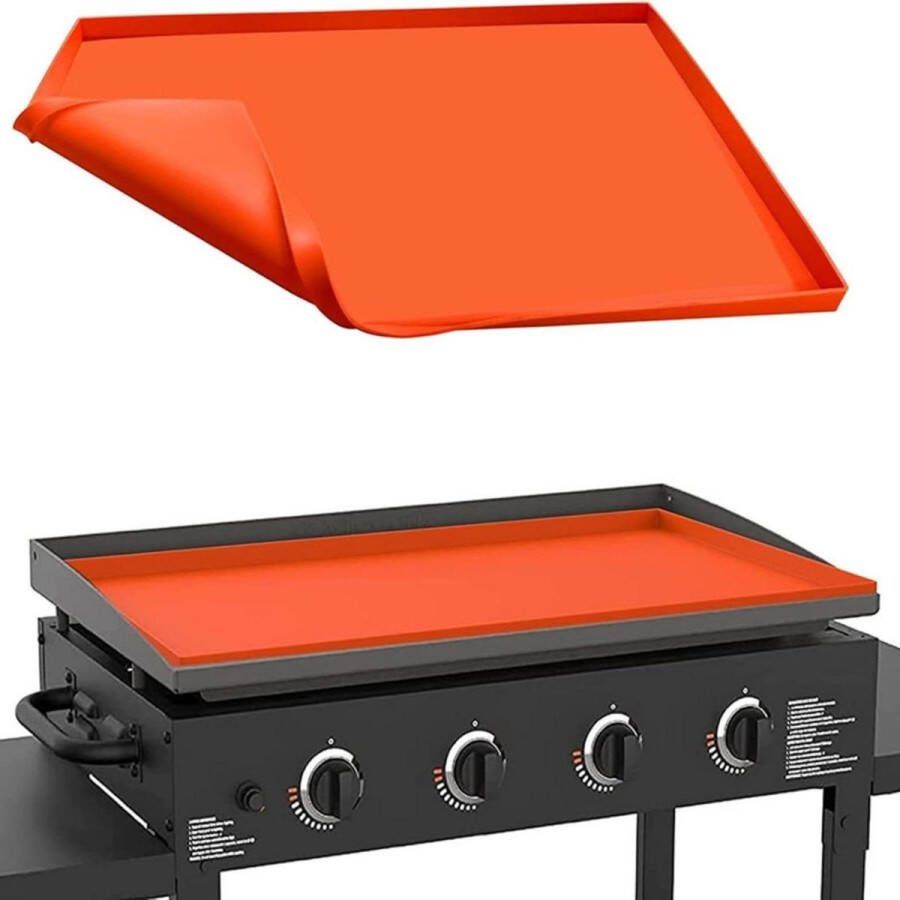 BBQ-mat siliconen grillmatten voor buitengrill herbruikbare barbecuematten gasgrill accessoires barbecueplaten Blackstone bakplaat barbecuemat bakaccessoires 72 x 45cm
