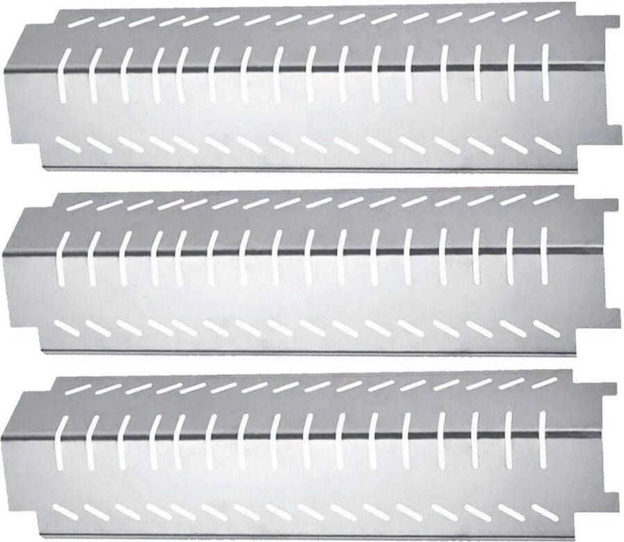 BBQ reserveonderdelen roestvrijstalen gasgrill hitteschilden 3-pack tentdiffuser voor Charbroil Costco Centro thermoskan compatibel