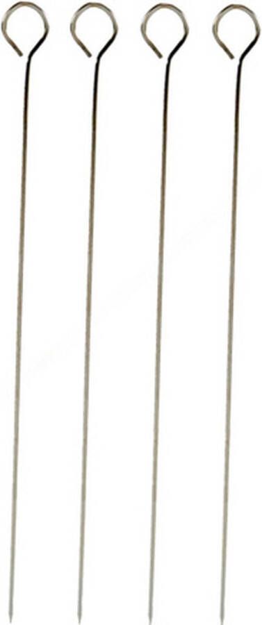 BBQ spies set Marshmallow spiezen barbeque accesoires 28 cm 4 stuks