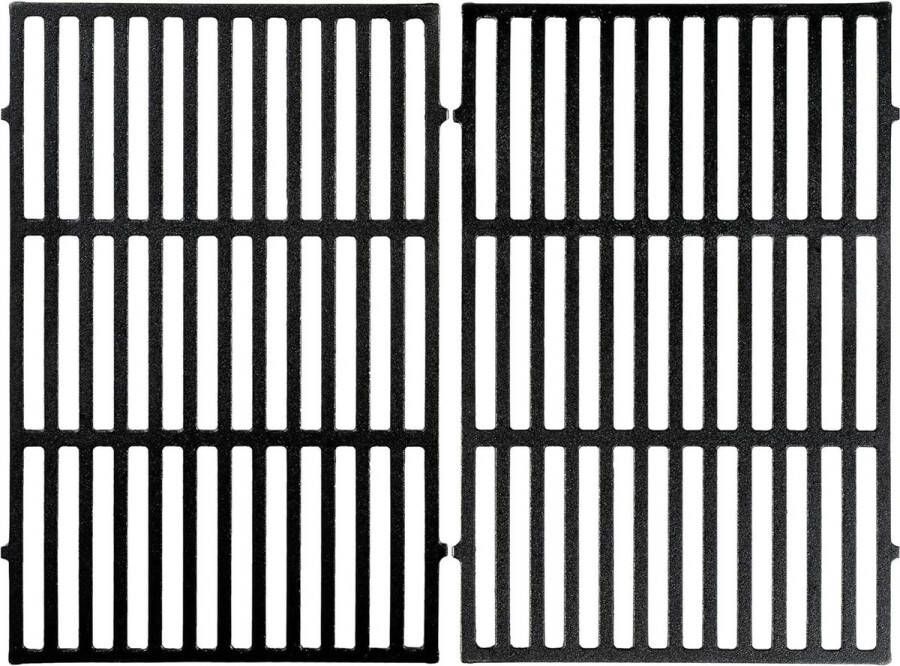 BBQ-Toro Gietijzeren Grillrooster (2 stuks) voor BBQ Gasgrill en Houtskoolgrill BBQ accesoires rooster