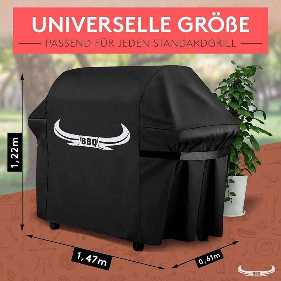 BBQ Universele Barbecuehoes [122cm x 61cm x 147cm] Innovatieve Grill Cover Barbecuehoesweerbestendig en waterdicht [100%]