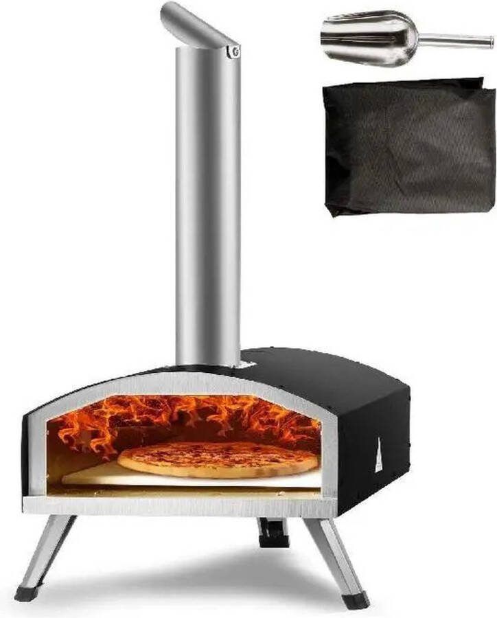 Bealive Pizza oven Pizza ovens Pizza voor buiten Pizza oven voor buiten Draadgbare pizza oven TO GO pizza oven voor camperen picknicken in de tuin meenemen in de auto