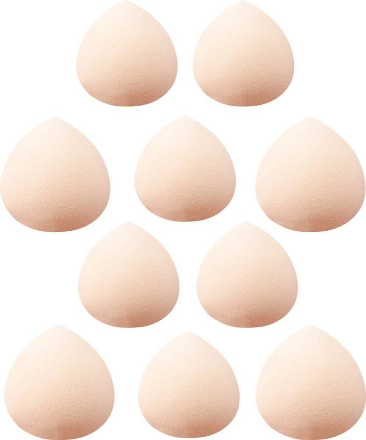YUBBI Beauty Blender Set Make Up Spons Foundation Applicator Poederspons 10 Stuks