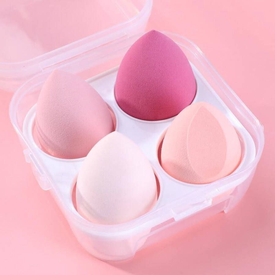 Beautyblender-box Make-up sponsjes inclusief 4 unieke blenders Professionele kwaliteit