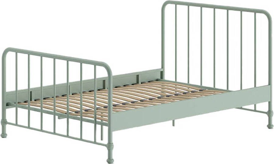 Bed Jay Groen Metaal 140x200cm Hoogte 110 cm