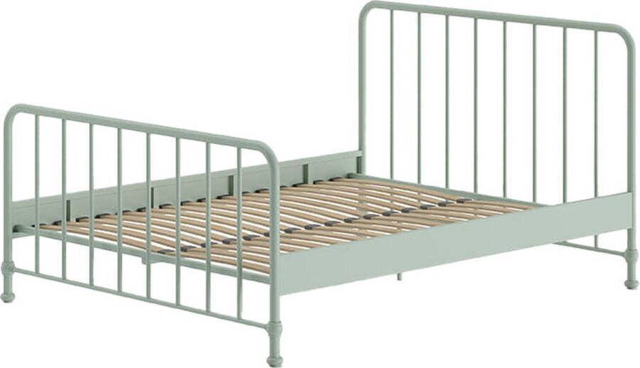 Bed Jay Groen Metaal 160x200cm Hoogte 110 cm