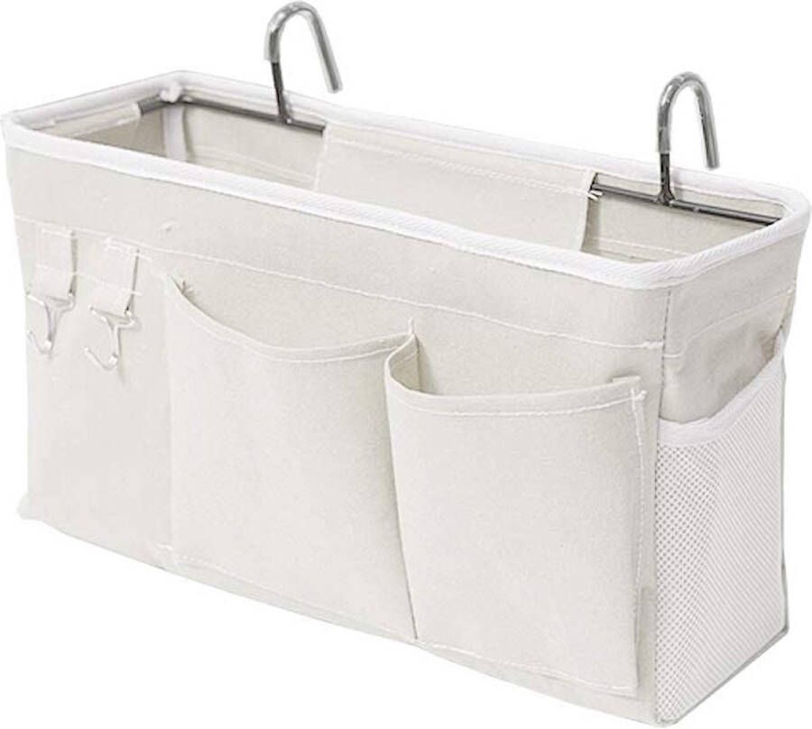 Bed organizer bed tas met darthaak hangtas hoogslaper opbergtas voor boek magazijn mobiele telefoon hoofdtelefoon bed opbergen