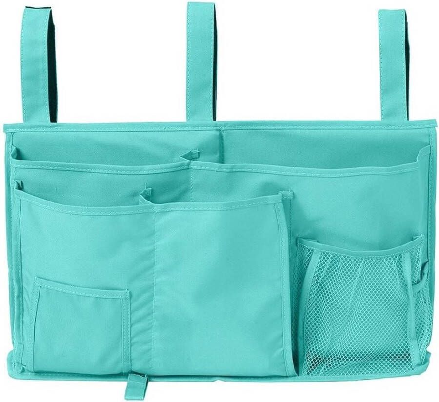 Bed tas bed organizer hoogslaper opbergtas voor boek tijdschrift speelgoed mobiele telefoon hoofdtelefoon (groen)