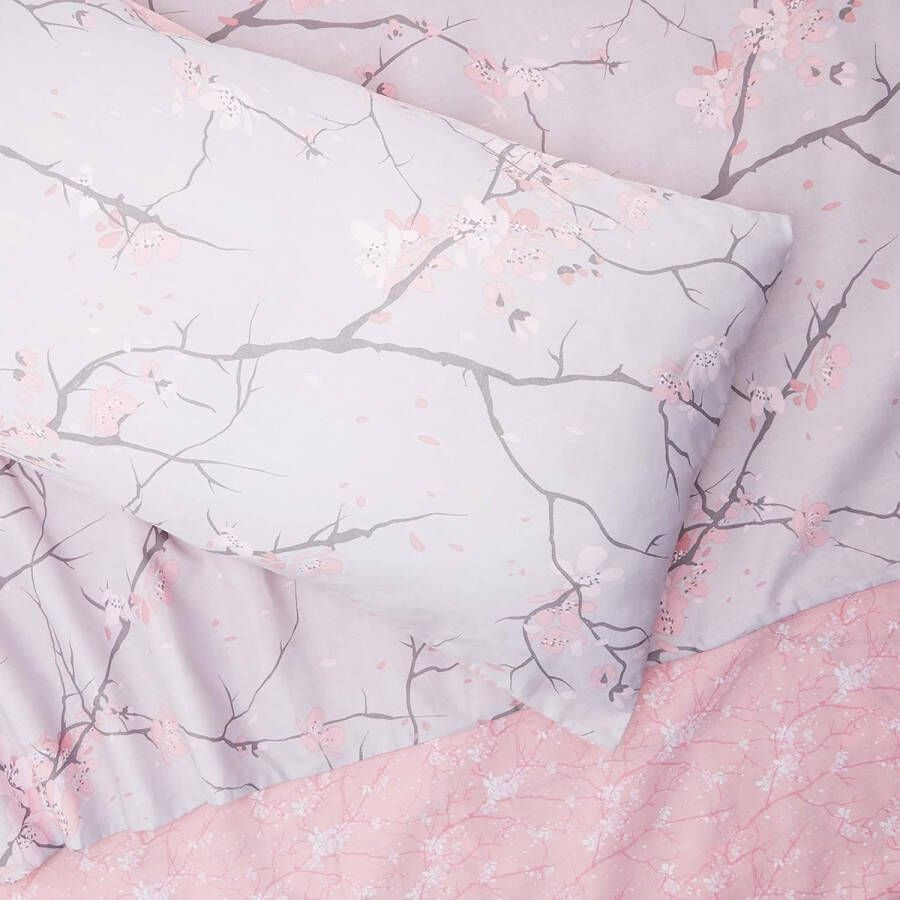 Beddengoed Blush Pink Grey Single 135x198 cm