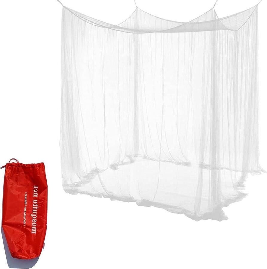 Bedtent muggennet 200 x 200 x 180 cm camping muggennet muskietennet klamboe