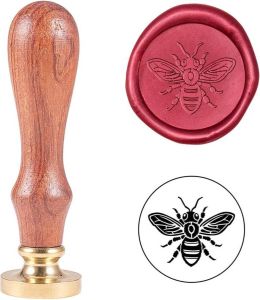 Bee Wax zegel stempel Vintage Retro zegel stempel voor verfraaiing van enveloppen uitnodiging voor feest wijn pakketten geschenkverpakking wenskaarten