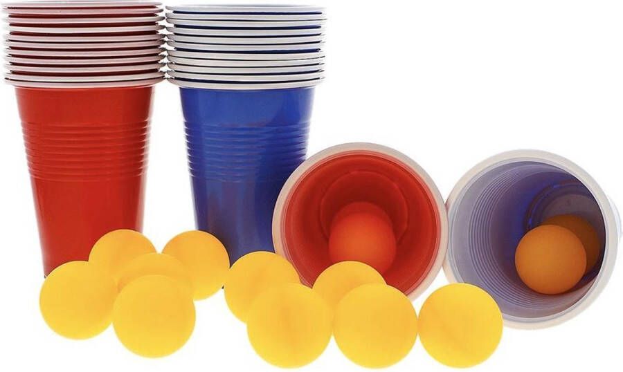 Beer Pong Beerpong 48 delig Drankspel Bier Bierpong Bier Pong Beerpong Drank Ping Pong Drinkbekers Drinkspel