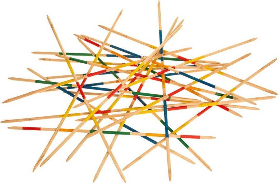 Behendigheidsspel Mikado XL gemaakt van eucalyptushout