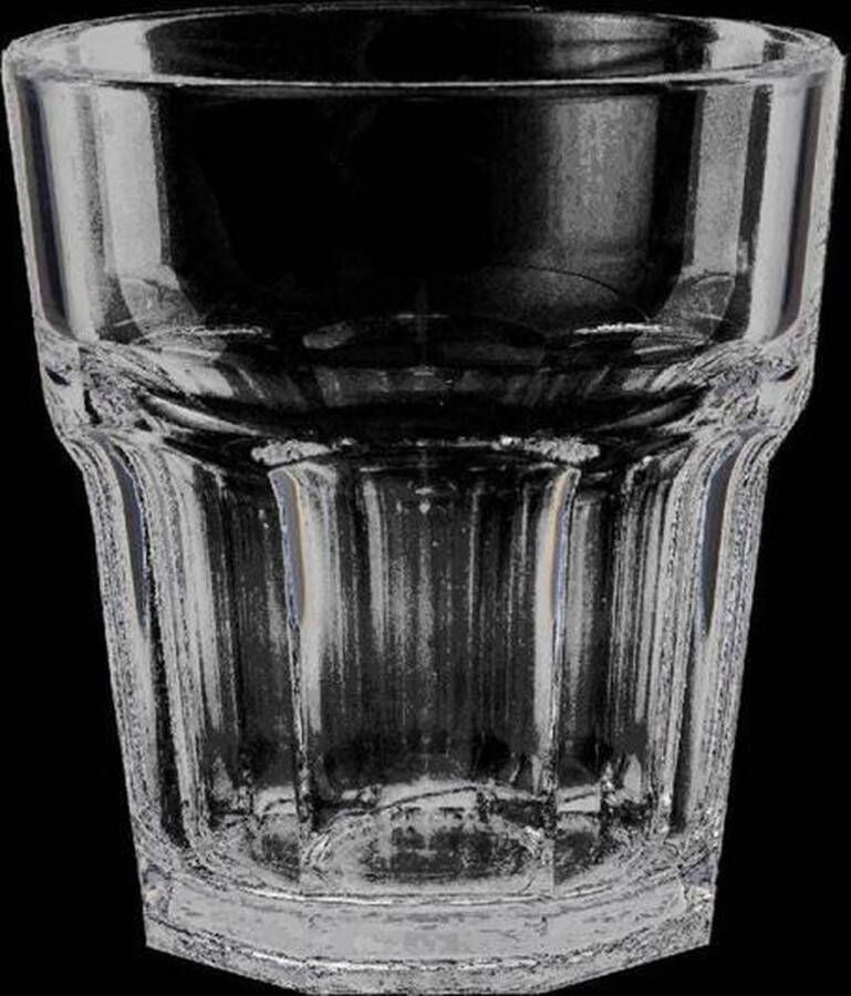 Beker Kunststof drinkglas Drinkbeker Plastic glazen 26cl Transparant 6 stuks