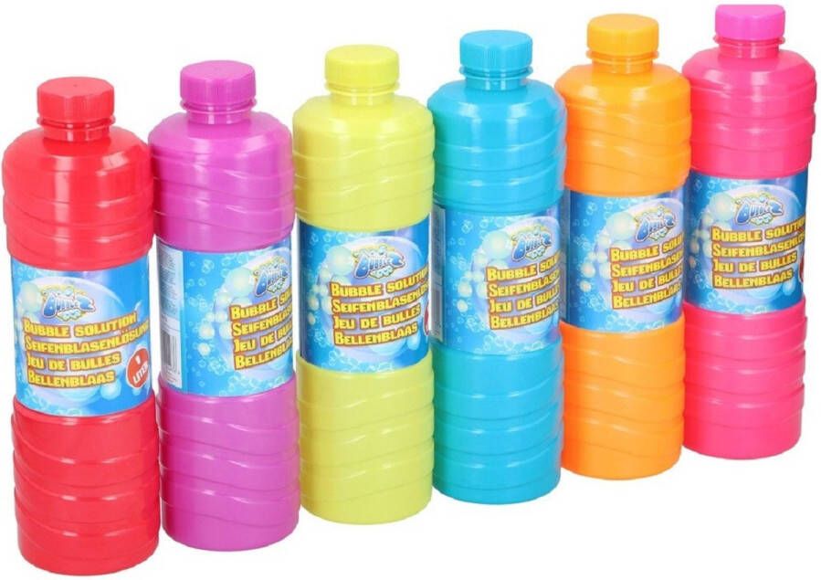 Merkloos Bellenblaas vloeistof navulling 1 liter 1000 ml Bellenblaasmix Buiten speelgoed Bellen blazen