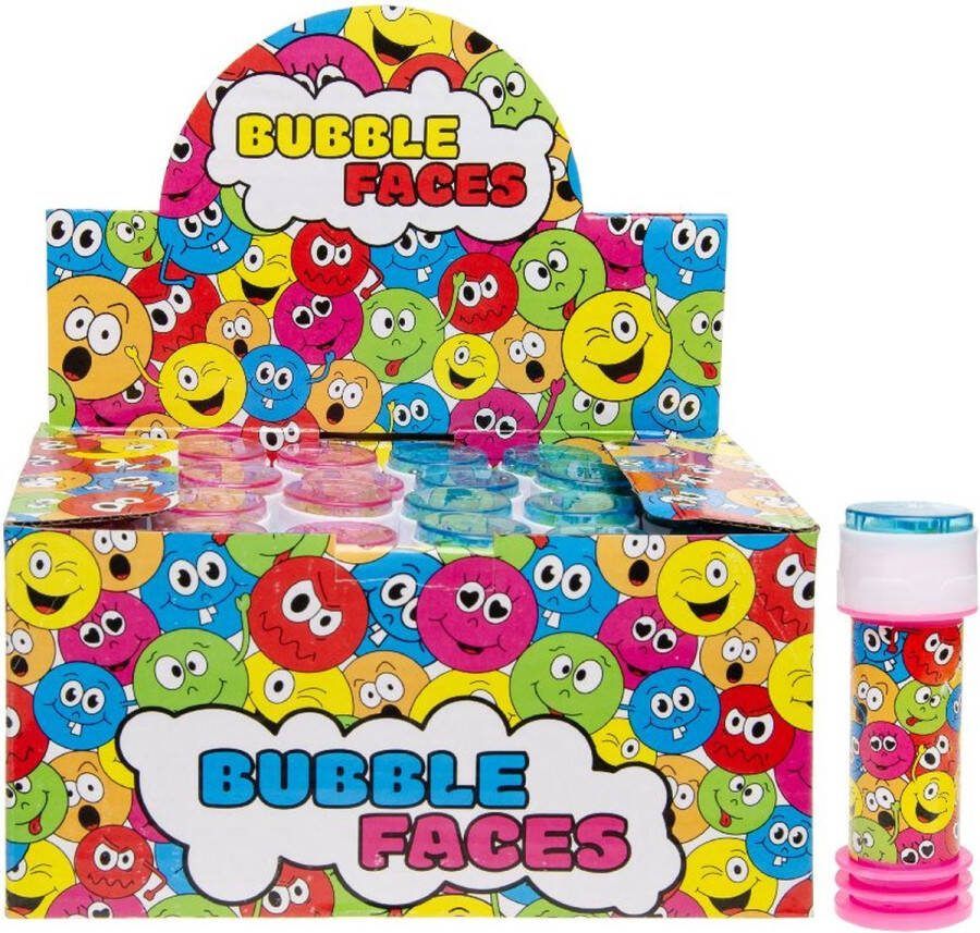 Bellenblaas Smiley 48 STUKS Lachgezicht Uitdeelcadeautjes voor Kinderen Kinderfeestje Traktatie 25ml