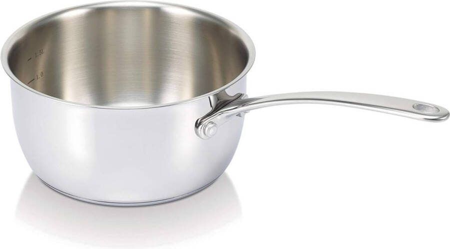 Belvia steelpan 18 8 roestvrij staal 20 cm