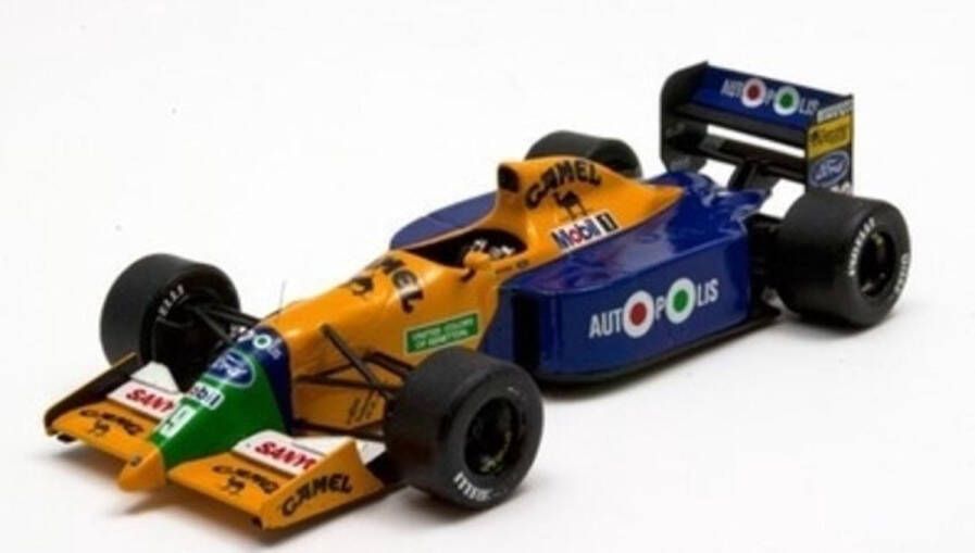 Benetton B190 Moreno F1 1990 (10 cm) 1 43 Onyx Modelauto Schaalmodel Model auto Miniatuurautos Miniatuur auto Max Verstappen Race auto wagen