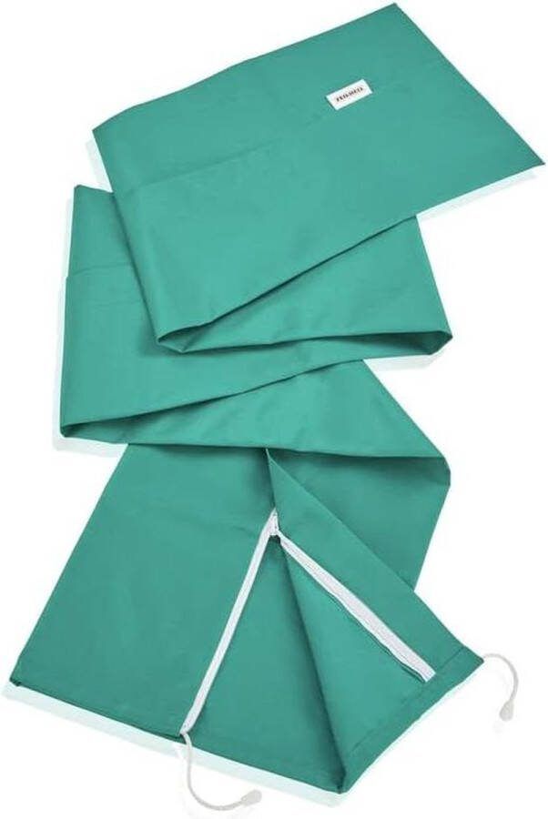 Beschermhoes voor droogmolen met ritssluiting weerbestendig hoogwaardig materiaal ski's en parasols 30 x 200 cm groen folding wall laundry rack