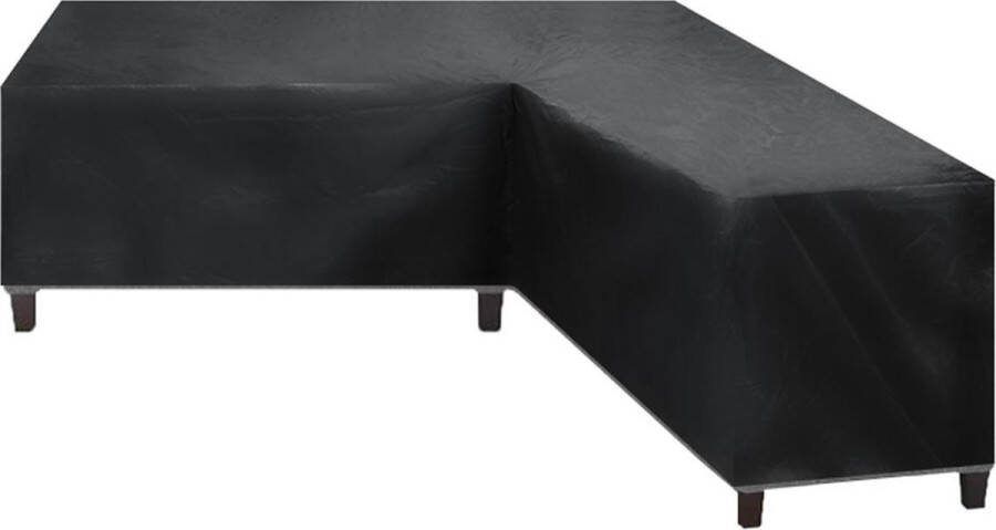 Beschermhoes voor Lounge set 215x87x80cm Zwart Tuin set Beschermer Afdekhoes voor Lounge Bank De ideale bescherming voor je tuinmeubelen