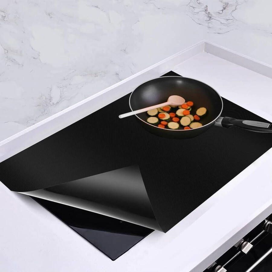 Beschermmat 54 x 90 cm antislip siliconen voor inductiekookplaat bescherming fornuis