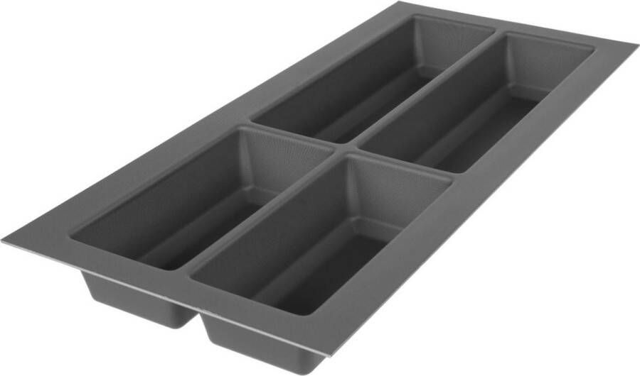 Bestekbak Classic Lade Organizer Soft-touch grijs Voor kastbreedte 300mm
