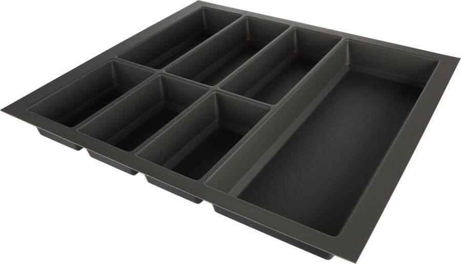 Bestekbak Classic Lade Organizer Soft-touch grijs Voor kastbreedte 900mm