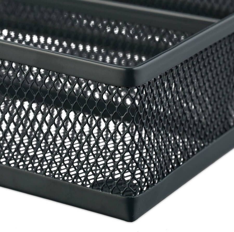 Bestekbak lades HBD: 5 x 235 x 32 cm Metaal antraciet Organizer voor bestek Keukenlade inzet met 5 vakken Cutlery Organizer