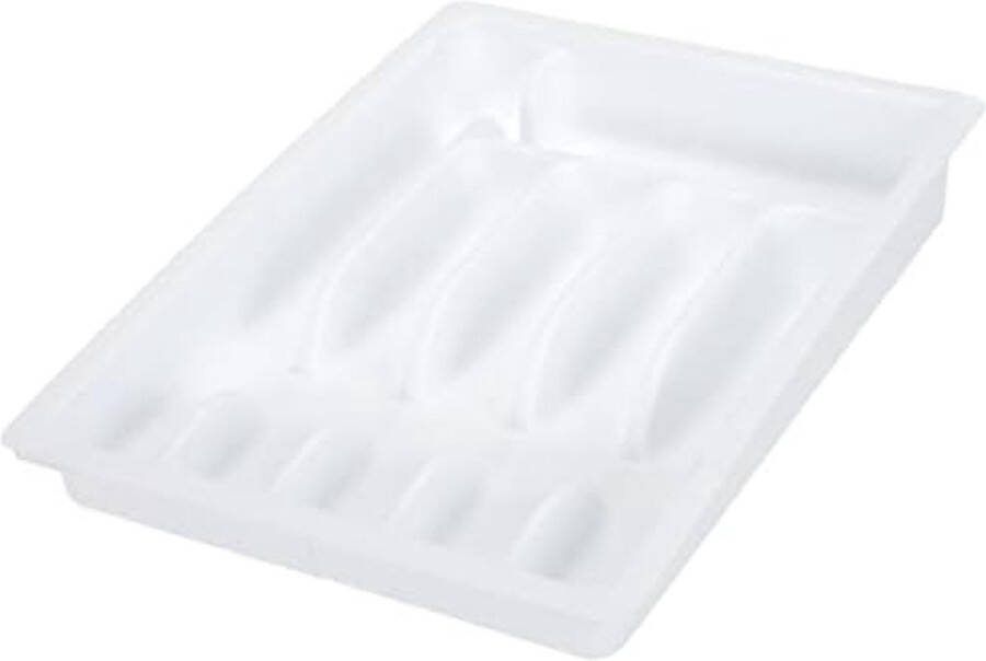 Bestekbak Uittrekbaar Kunststof Variabel Uittrekbaar 29-50 cm x 38 x 6 5 cm Wit