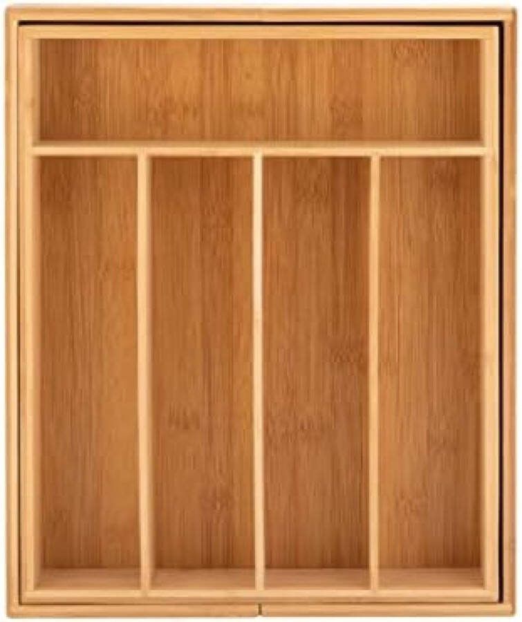 Bestekbak van Bamboe 48 5 x 37 x 5 3 cm
