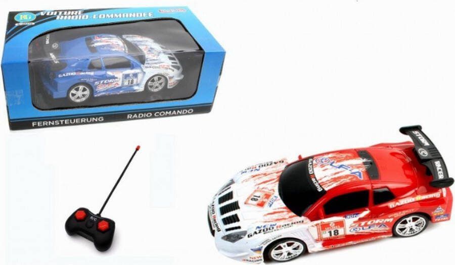 Bestuurbare Auto 17 cm Rood 27.145 MHz