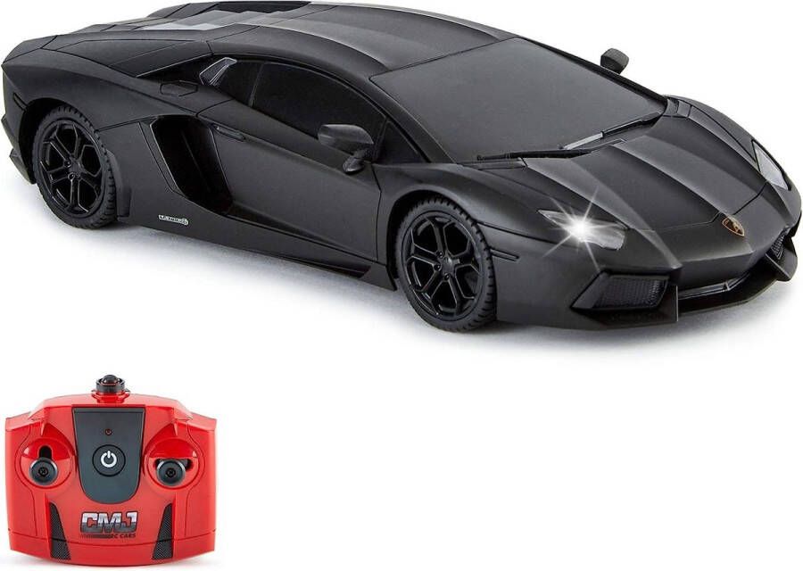 Bestuurbare auto Lamborghini Afstandsbestuurbare auto Ledlamp Zwart