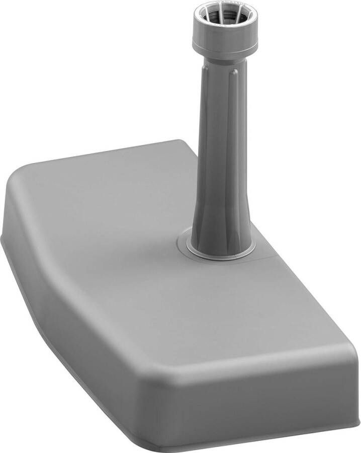 Beton-balkonparasolstandaard ca. 20 kg zilvergrijs Onychomycose Behandeling 889-14 parasolvoet