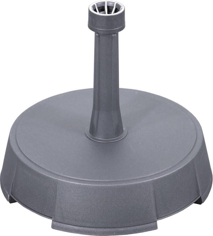 Betonnen parasolstandaard antraciet ca. 20 kg voor tuin en terras parasolvoet op wielen