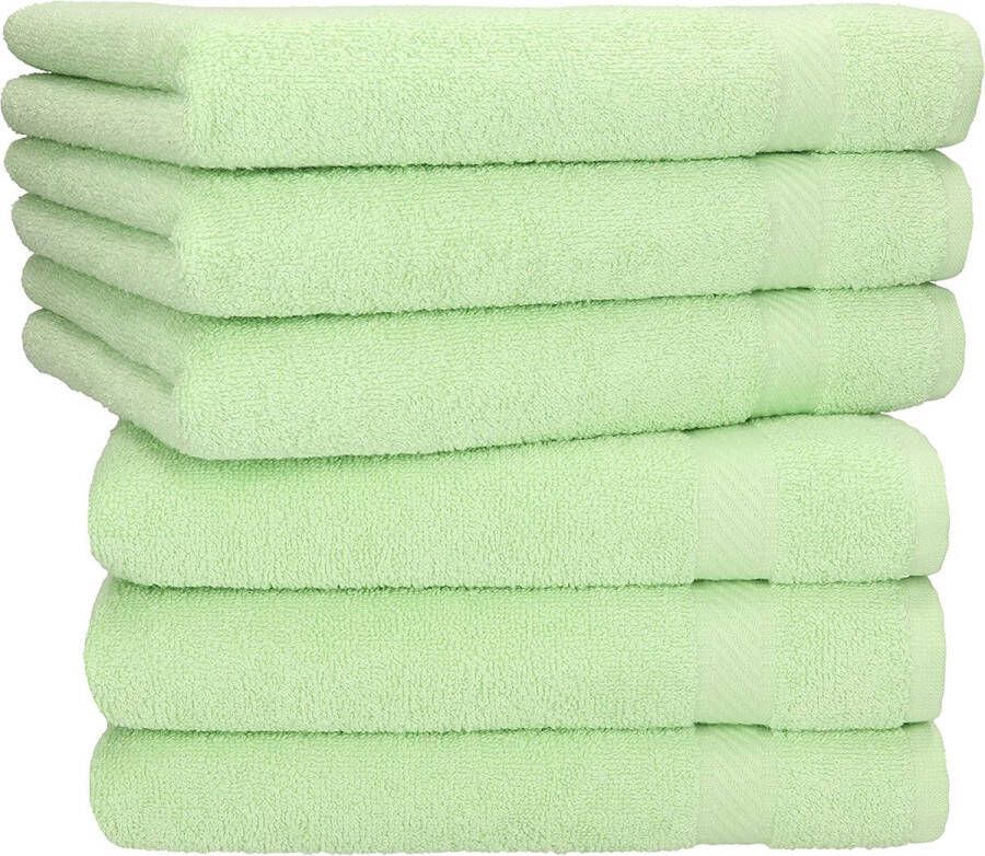 Betz Palermo handdoeken 100% katoen handdoekenset (groen)