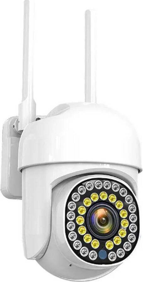 Beveiligingscamera Wifi Smart Waterbestendig- Draaibaar en kantelbaar Voor Binnen & Buiten 1080P HD IP Camera Draadloos Internet Nachtzicht