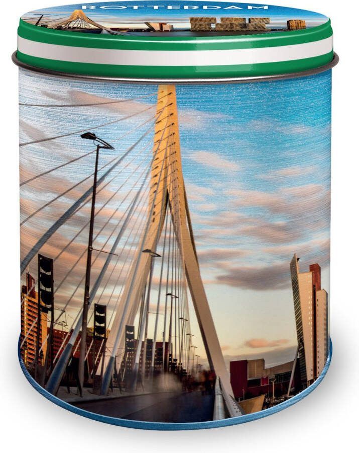 Bewaar blik Rotterdam Stroopwafel blik Rotterdam Blikje Bewaar blik Opberger Voorraadbus