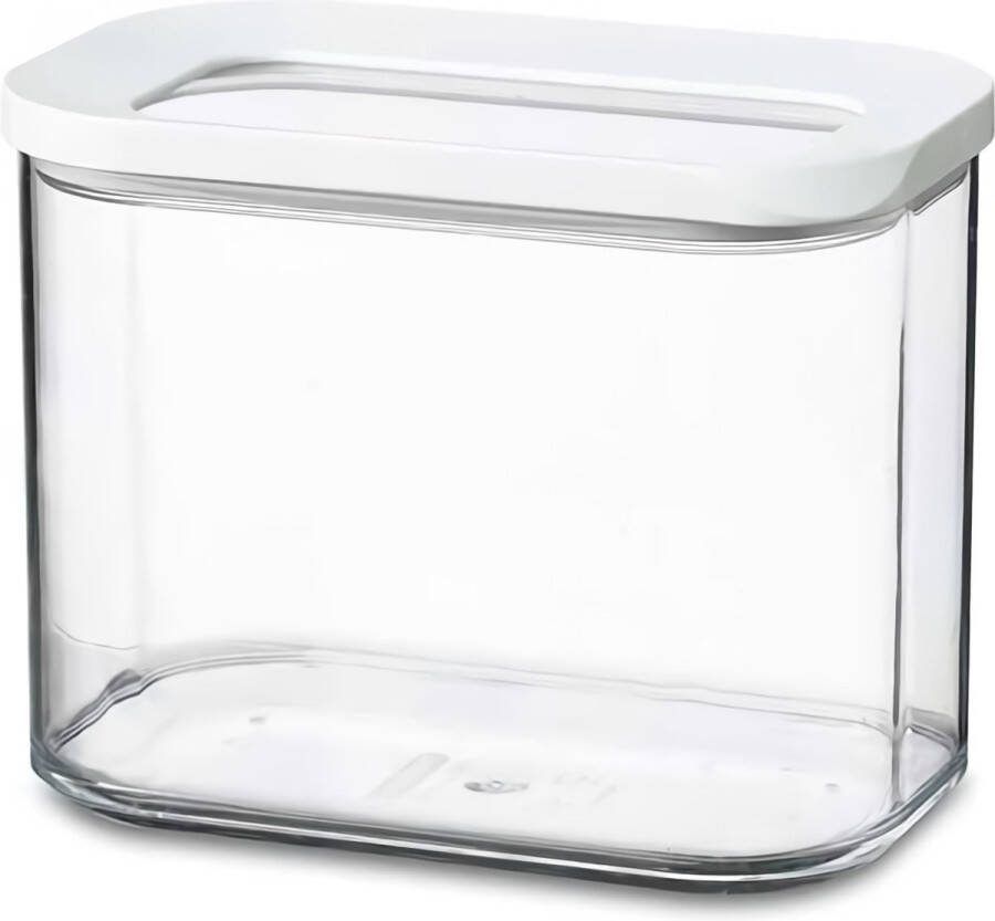 Bewaardoos Modula vierkant 1250 ml wit