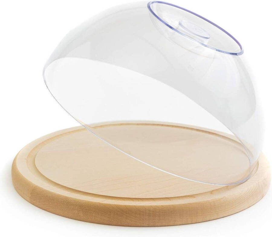 Bewaren Van Kaas Houten Kaasklok Kaasbord Fijne Vleeswaren Taart Taartdoos Φ 24 cm kaasstolp