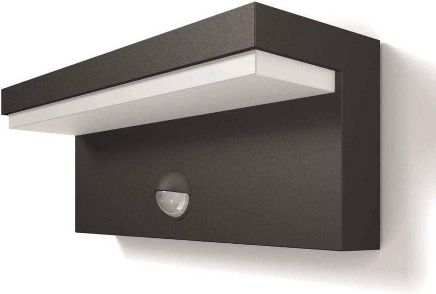 Bewegingssensor Wandlamp Warmwit Licht 4.5 W Eenvoudige Installatie Geïntegreerde LED Lamp Antraciet