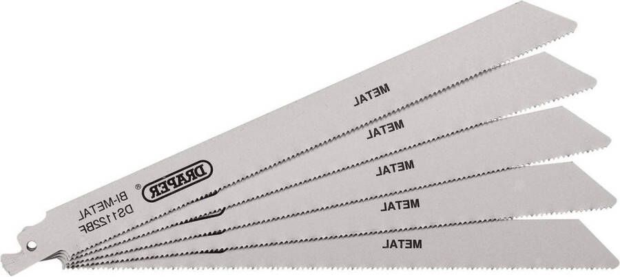 Bi-metaal 225 mm 14 tpi reciprozagen voor metaal snijden pak van 5