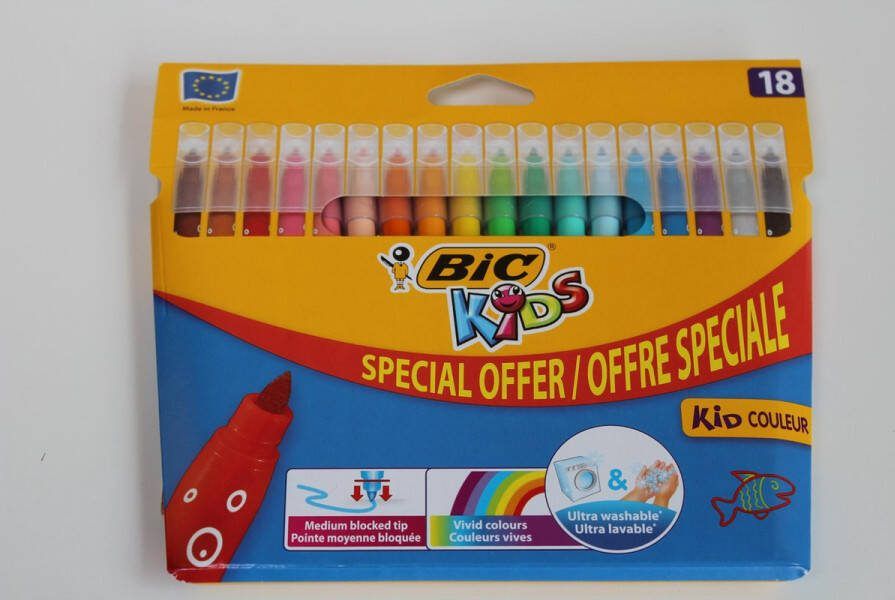 Bic Kids Colour viltstiften 18 stuks