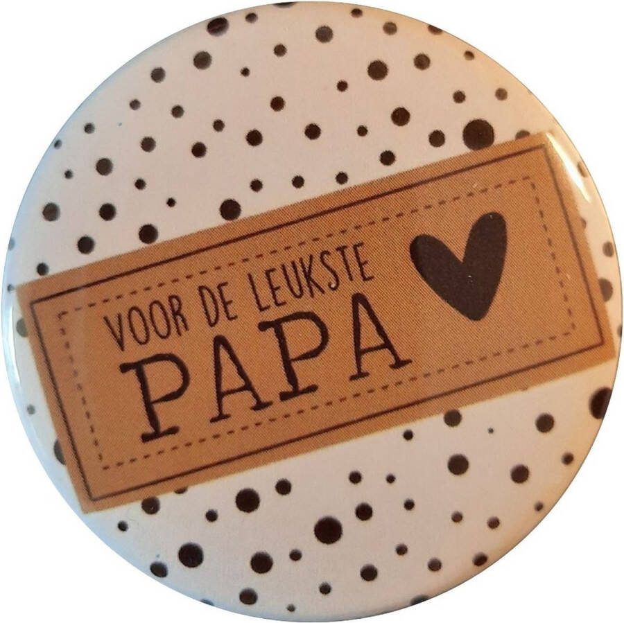 Bier opener Flessen opener Fles Drank Flesopener Fles opener Bieropener Opener bier PAPA bruine banner 56mm