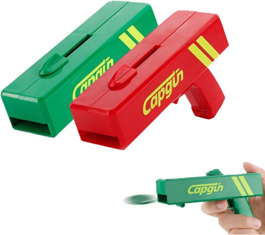 Bierflesdop Gun Herengeschenken Bierflesopener Cap Speelgoedpistool Flesopener voor Home Party Bar Game Shooter Bieropener Gemakkelijke recyclingdoppen