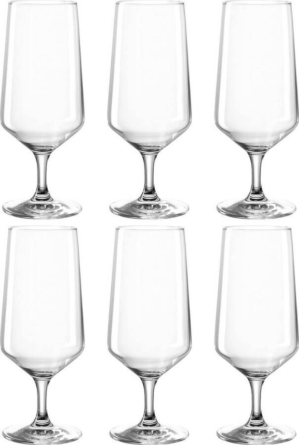 Bierglas glas 6 1 cm 6 stuks