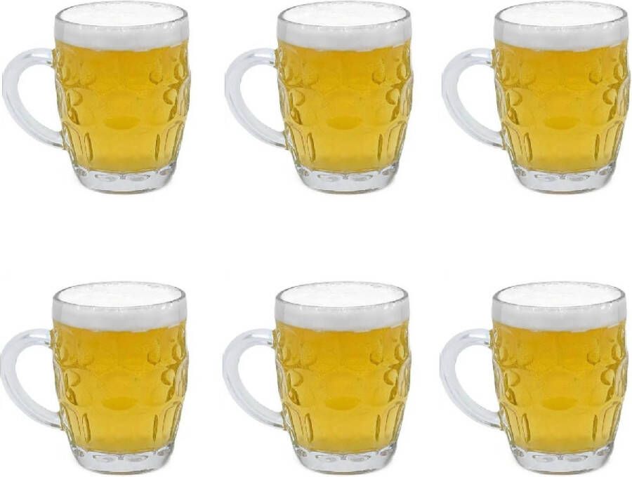 Bierglazen Set 6 stuks 56cl Bierglas Bier Glas 560ml Pils Glazen set Hoogwaardige Kwaliteit Biermokken Oktoberfest