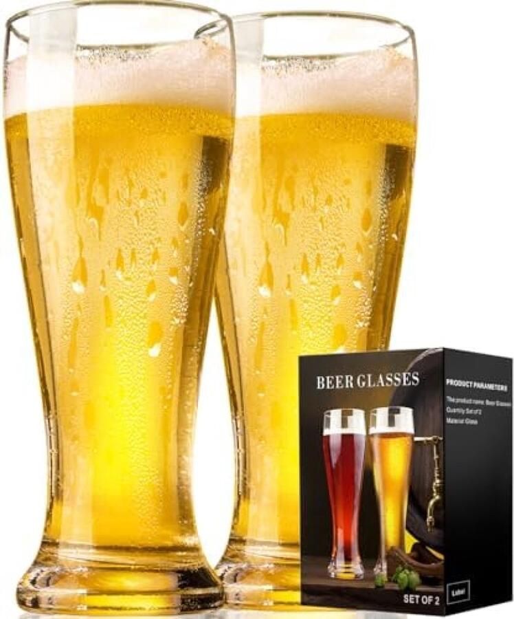 Bierglazen set van 2 bierglas