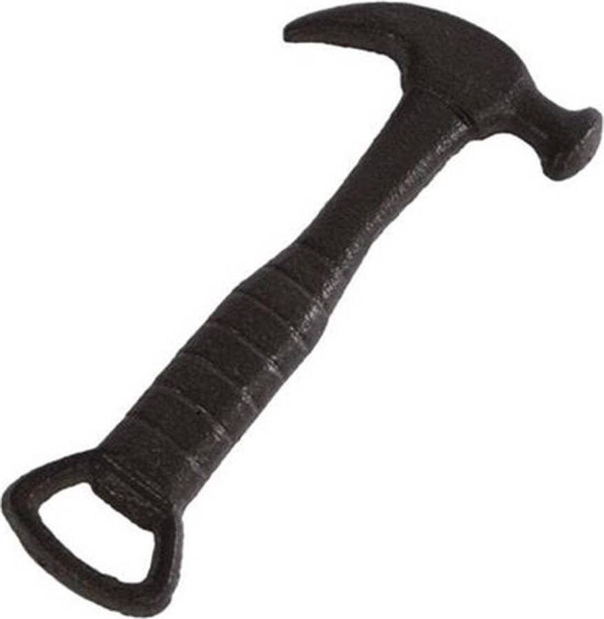 Bieropener Hamer roest gietijzer 17 5x8 5x1 2cm