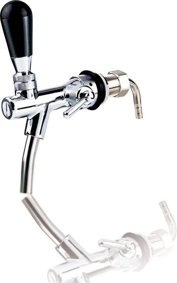 Biertap Bierfaucet Bierkraan Adjustable RVS