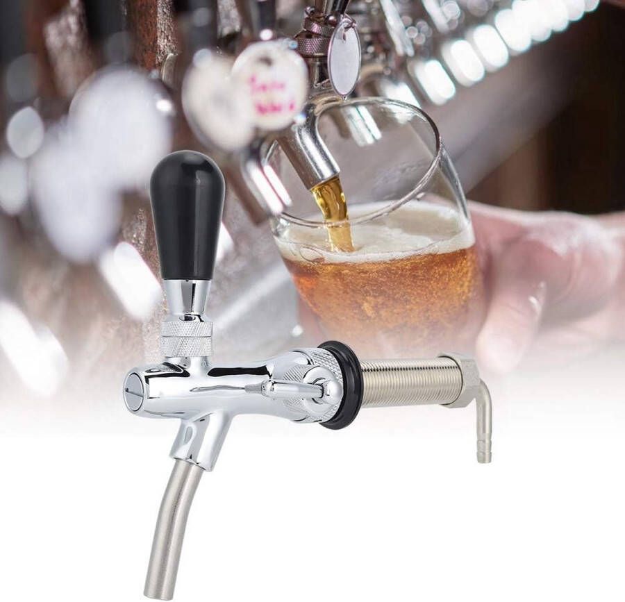 Biertap Bierfaucet Bierkraan Adjustable RVS
